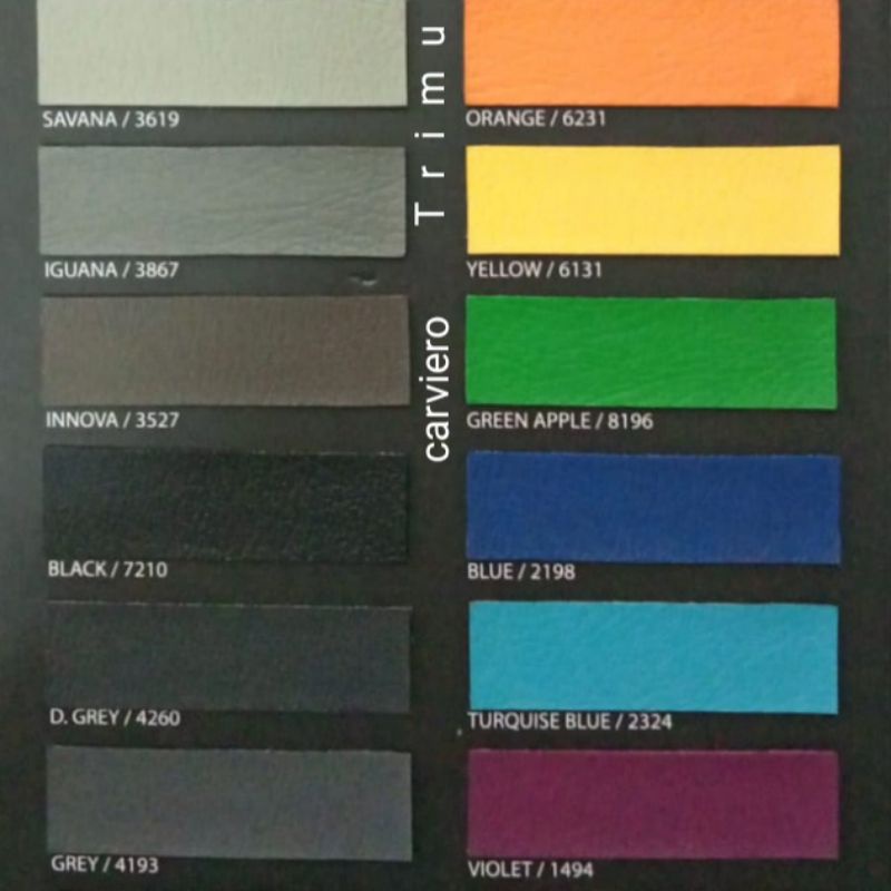 Bahan Jok Mobil Mbtech ASLI dan Bahan Carviero Meteran