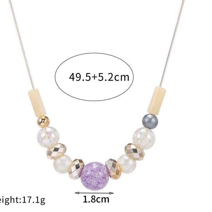 [KODE PRODUK 6P0JB4787] Kalung Hijab Simple Necklace Mutiara Korea Premium Aksesoris Wanita Unik