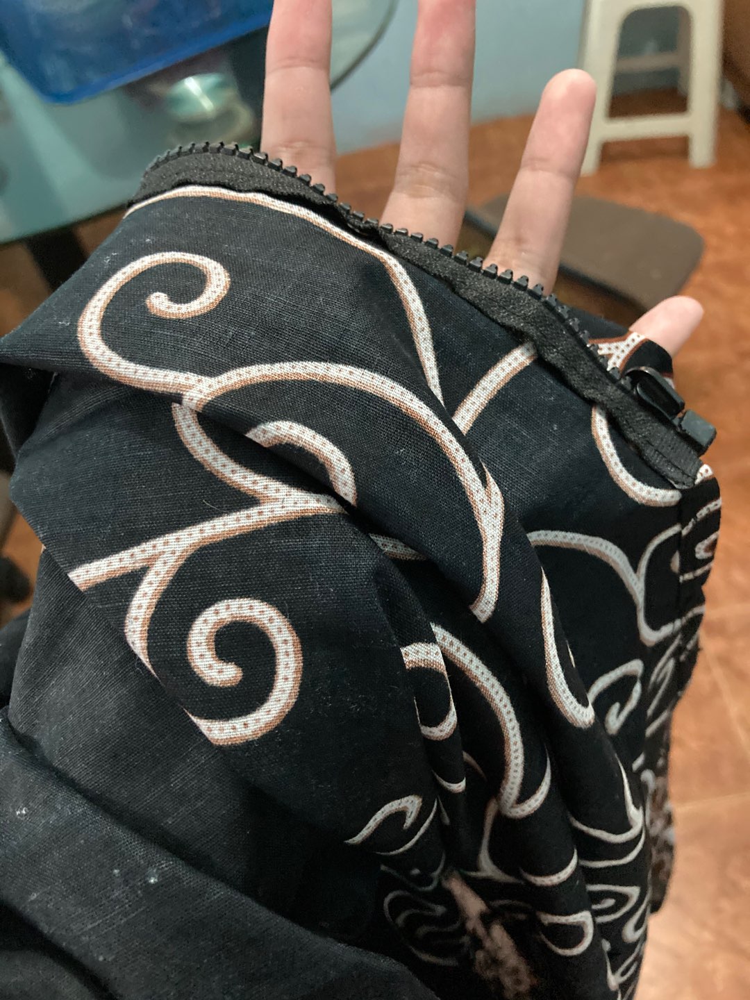 Outer Batik Serut Genes Jelita Tunic Navbor Yelbor Whitbor Creambor Tunik Batik Modern Hrb030 Dolbi