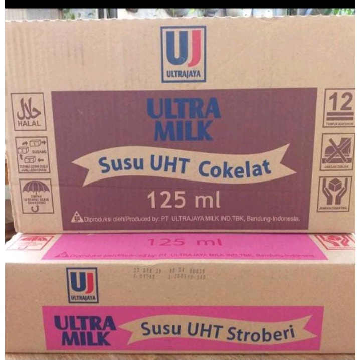 

susu ultra milk 125ml 1 dus 40x125ml surabaya