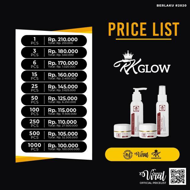 RK glow kosmetik by ANJ original