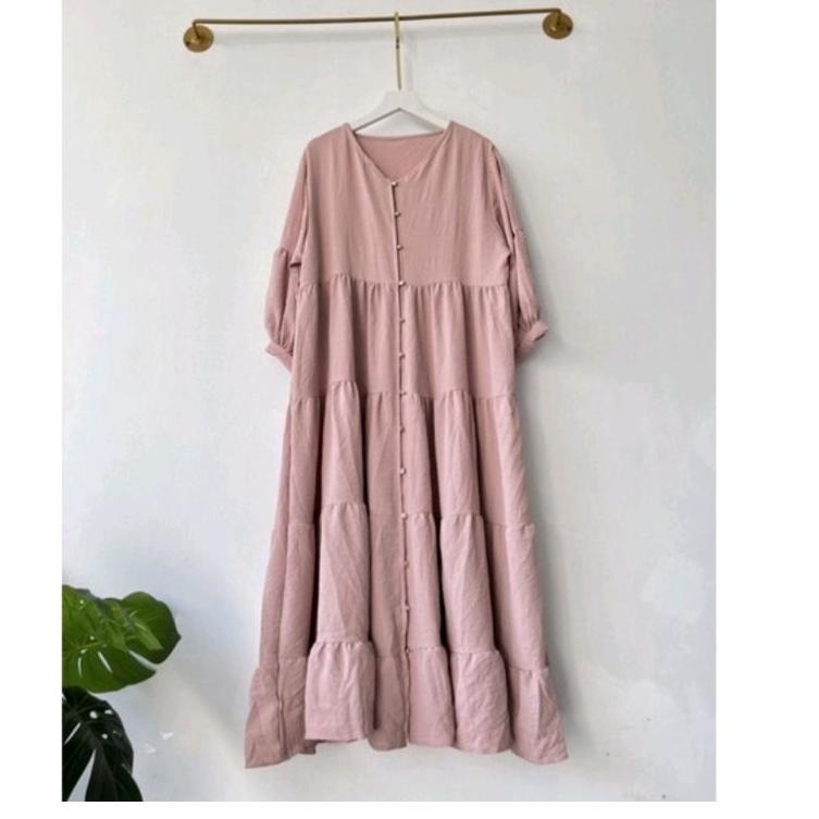 MIDI DRESS MUTIARA CRINCLE / MIDI DRESS CRINCLE AIRFLOW / MIDI DRESS JAMUR / MIDI DRESS CRINCLE / MI