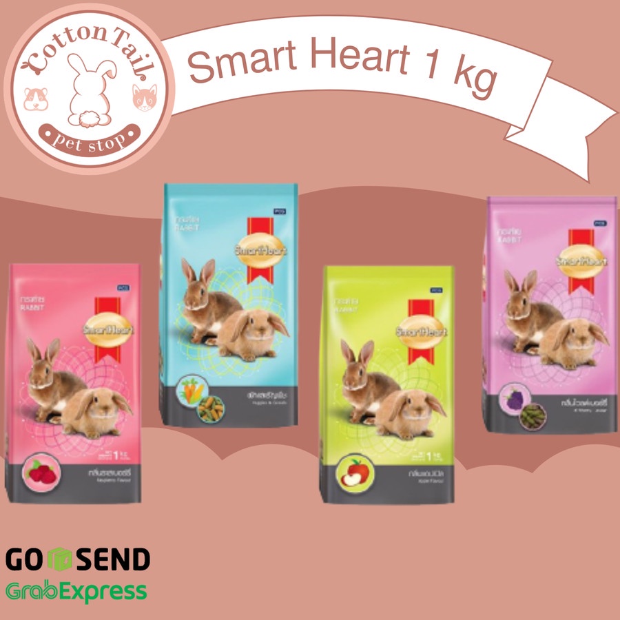 Smart Heart / Smartheart Rabbit Food 1kg - Makanan Kelinci
