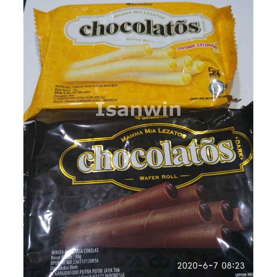 

Chocolatos Wafer Roll PACK MINI 33gr