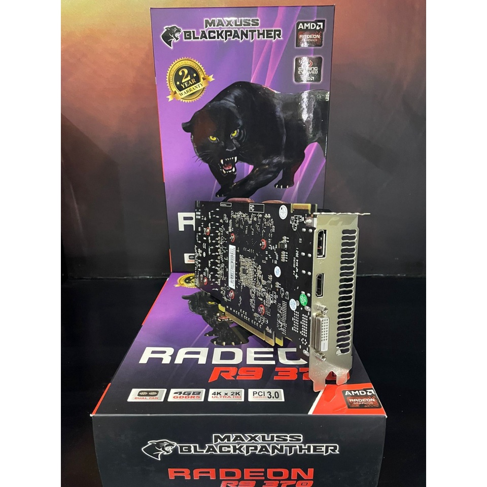 VGA Black Panther Radeon R9 370 4GB DDR5 256Bit VGA GAMING ORI