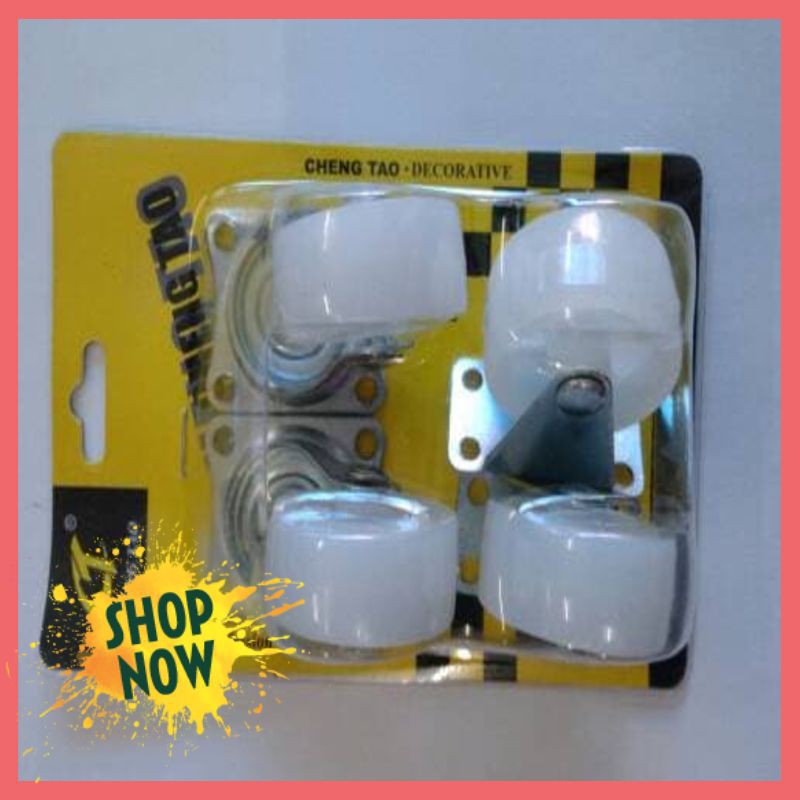 HOT Roda Putih Nylon 2"