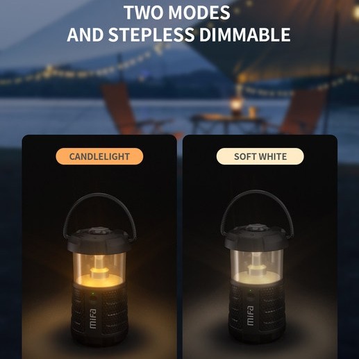 MiFa Wild Camping Bluetooth Speaker LED IPX7 Outdoor 360 Sound 9600mAh