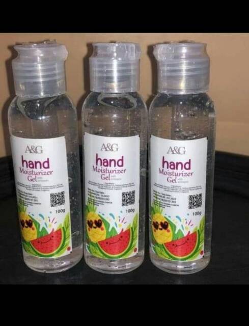 HAND SANITIZER A&amp;G MOISTURIZER WITH ANTISEPTIC 100 ML 250 ML BPOM ORIGINAL