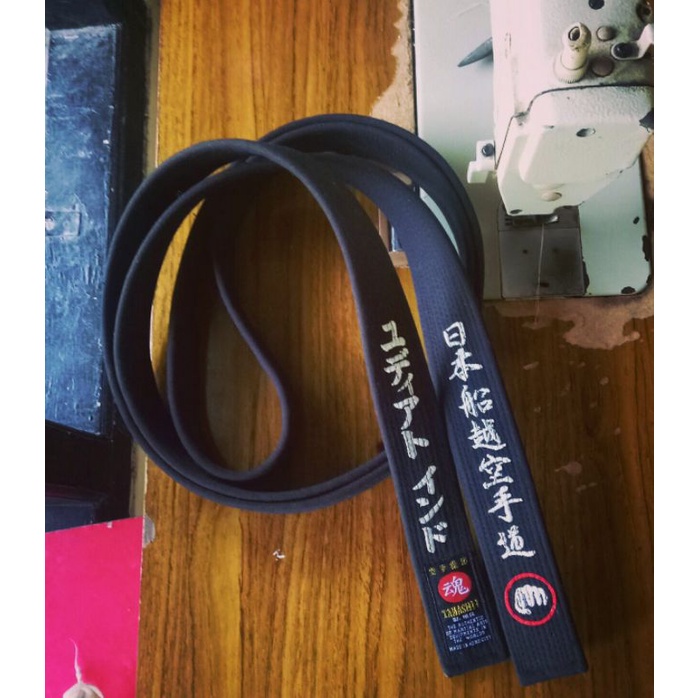Sabuk Hitam Karate spesial custom by Tamashii