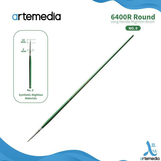 

Favorit] Arte 6400R Mightlon Round Brush Long Handle - No. 0
