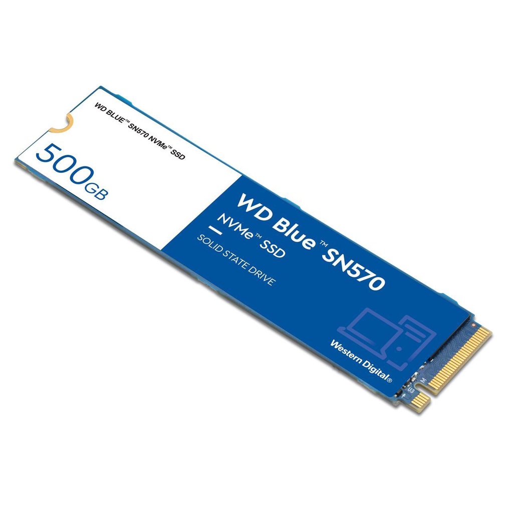 WD SSD BLUE WDS500G3B0C 500 GB M.2 NVME SN570 Pcie Gen3