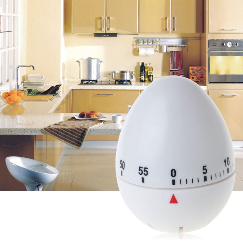 Btsg Timer Mekanik 60 Menit Bentuk Telur Untuk Memasak