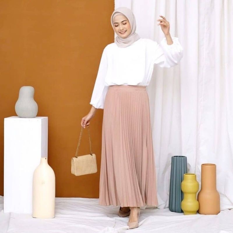Skirt Plisket/Rok Plisket Murah/Grosir rok plisket