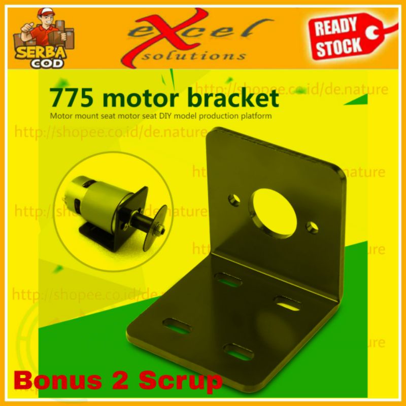 dudukan dinamo 775 bracket dinamo motor 775 mounting RS 775