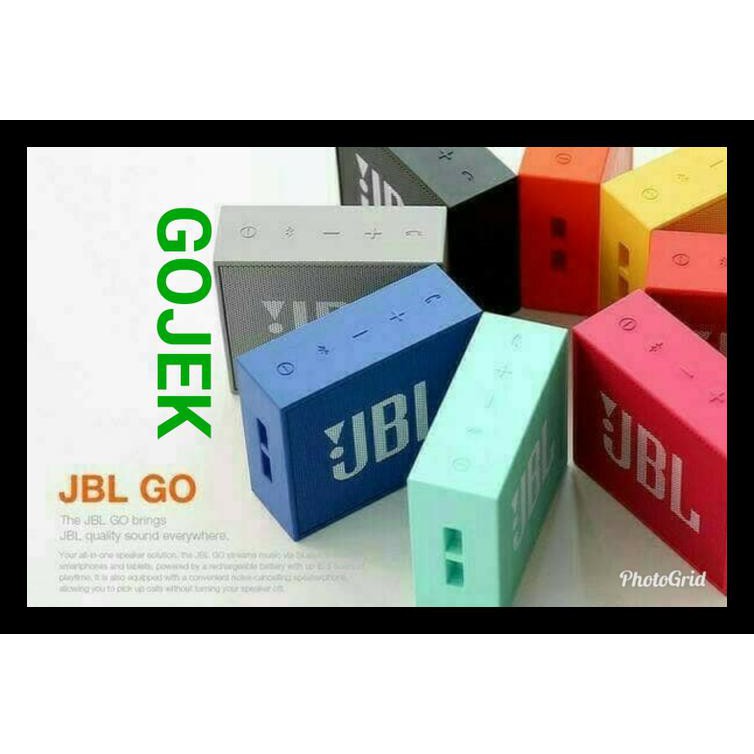 SPEAKER BLUETOOTH JBL GO 100% ORIGINAL - Biru BOOM SALE
