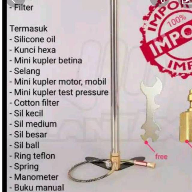 Pompa pcp LANTAX dan asli merek sniper