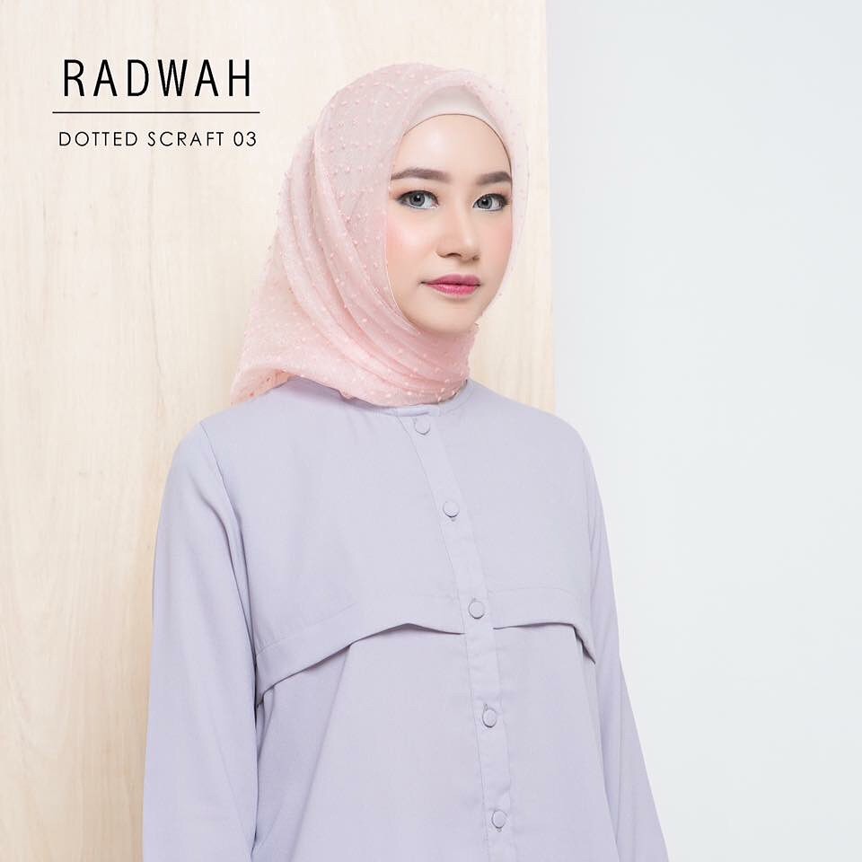 Radwah - Dotted Scarf - Hijab Square