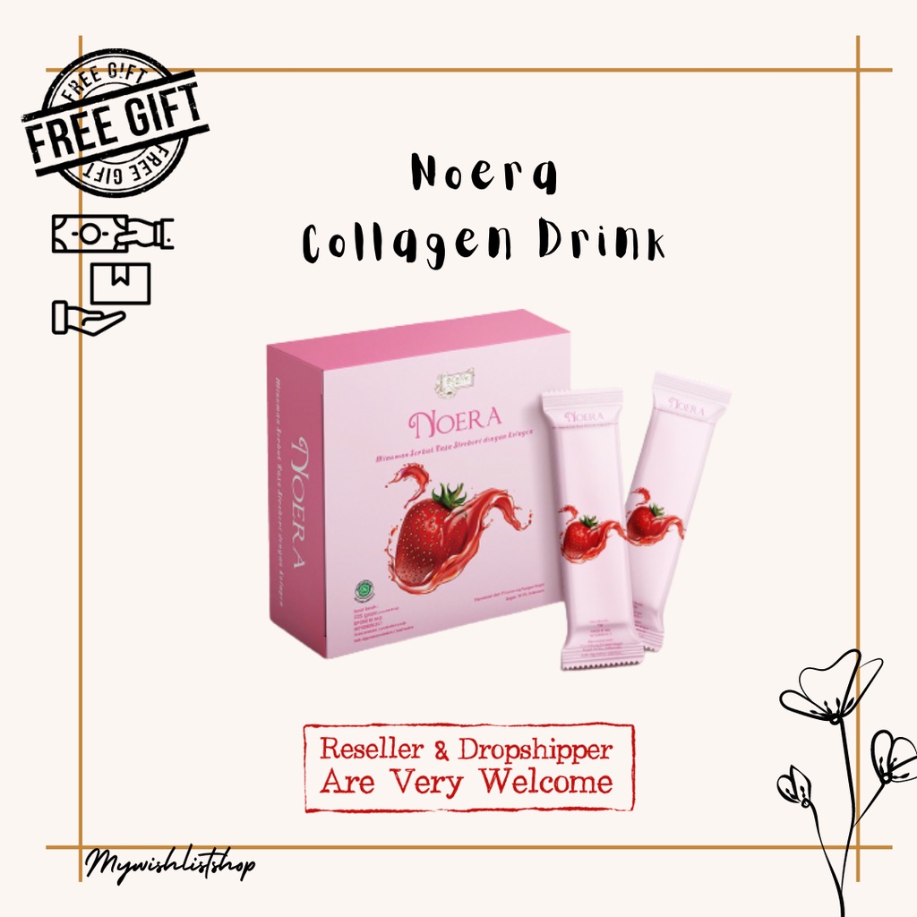 Noera Collagen Drink Noeraskincare | Suplemen Pemutih Kulit BPOM Noera Drink Me Collagen