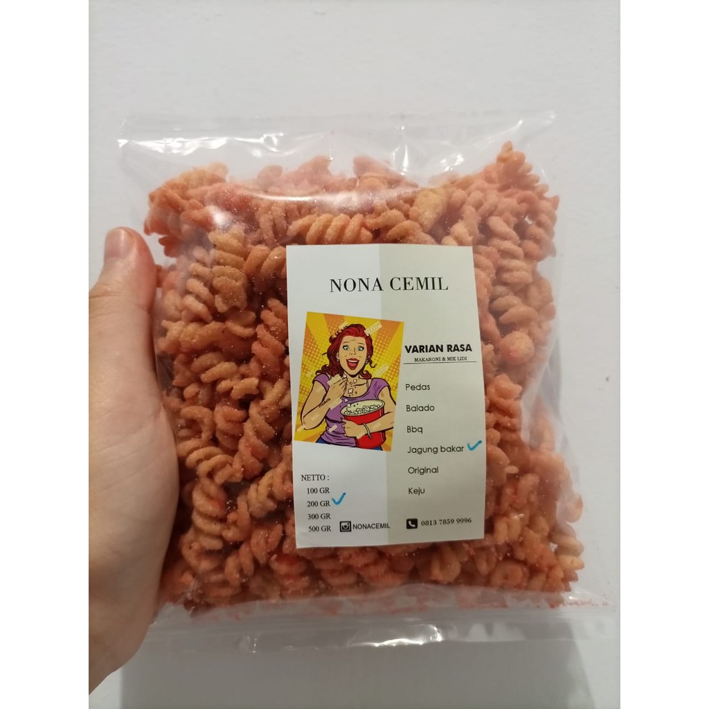 

Makaroni Spiral Jagung Bakar (100 gr - 1.000 gr)