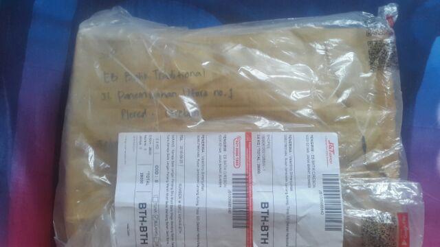 Eb Tradisional Kemeja Batik Lengan Panjang Motif Batik Mega Mendung Bahan Semi Sutra