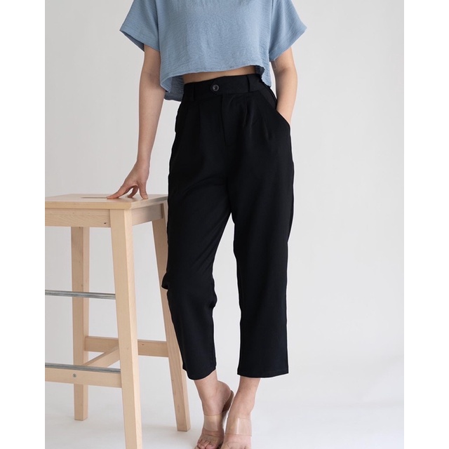 IWEARGRACIE - Calie Pants / Celana Panjang Wanita / Celana Kerja / Celana Highwaist