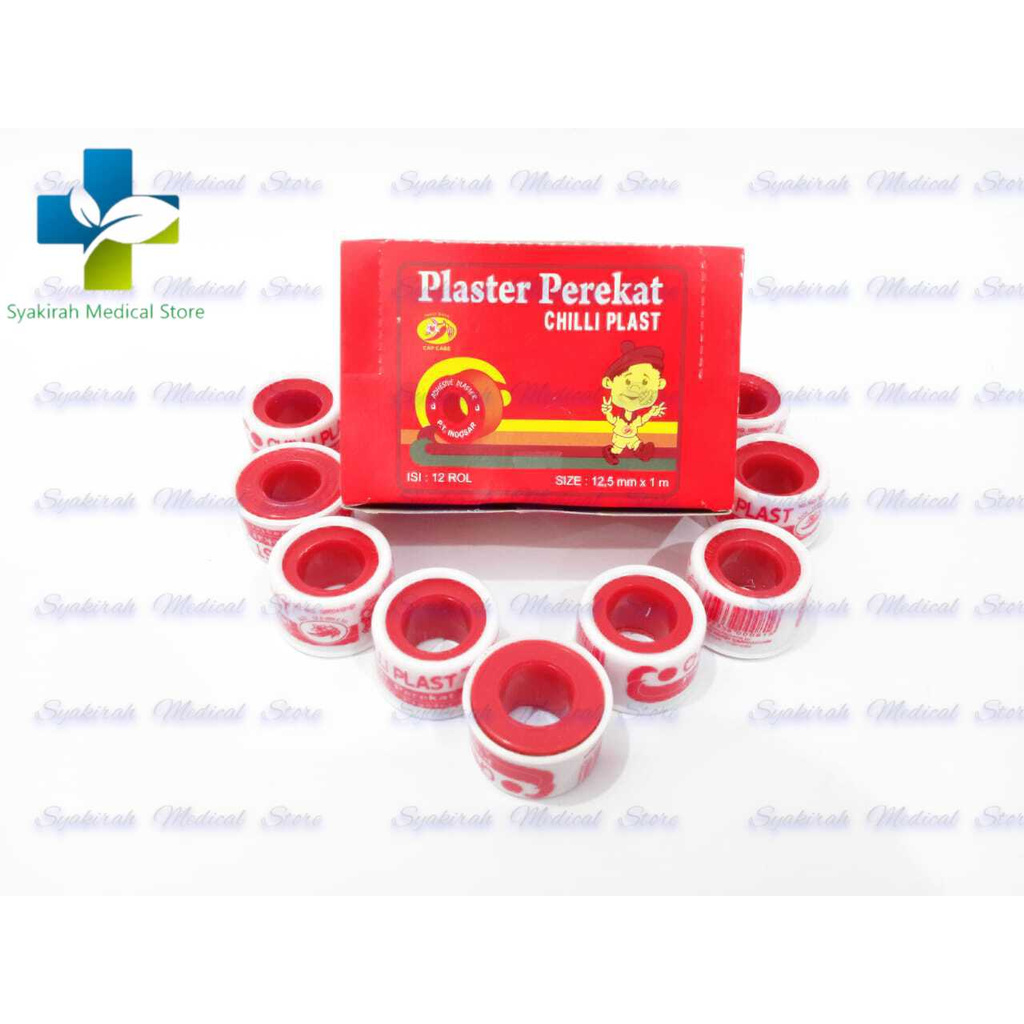 

Original Plaster Perekat Chilli Plast Roll 12 mm x 1 m