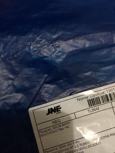 Qnunbatik Hem/kemeja Atasan Batik Anak Cowok Kd Melati Cream