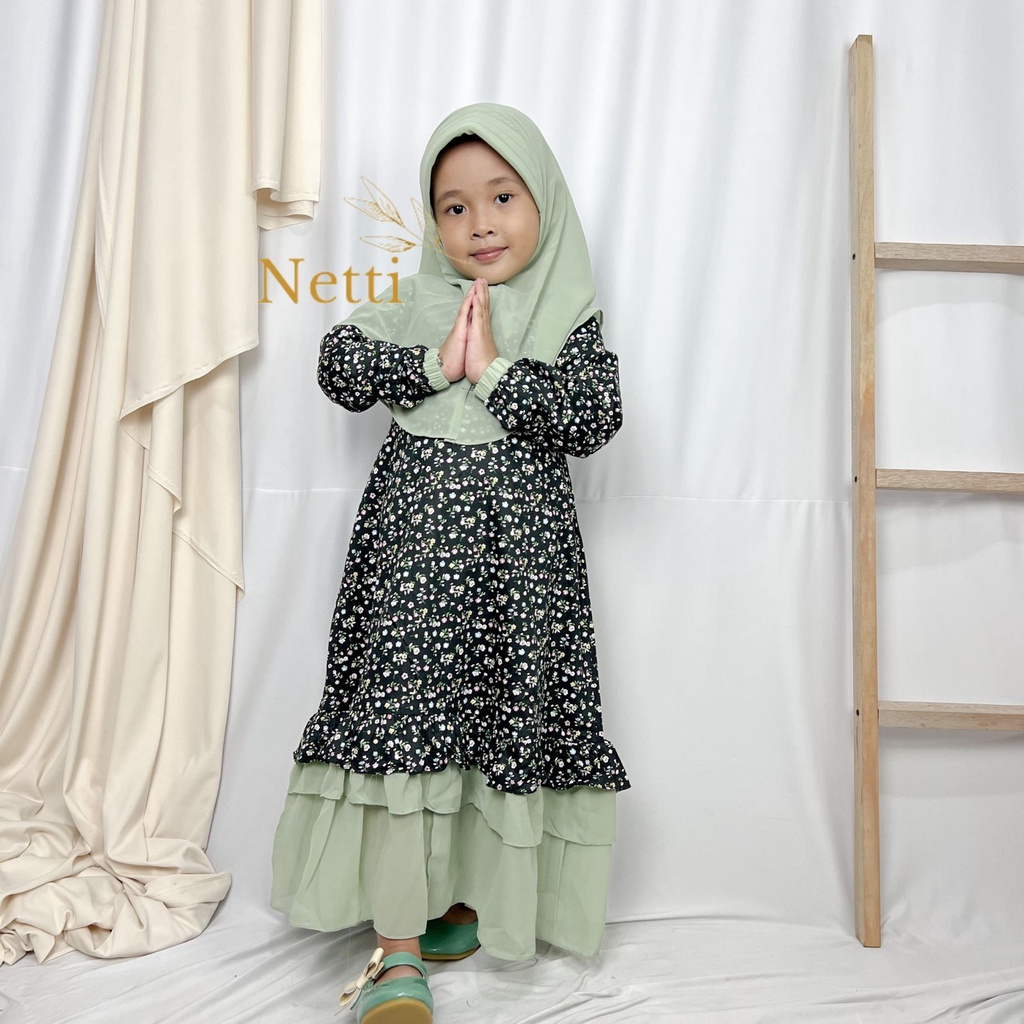 FAKHIRA DRESS BAJU GAMIS ANAK TANGGUNG USIA 3 TAHUN SAMPAI 12 TAHUN + KRUDUNG / GAMIS ANAK MODEL SUS