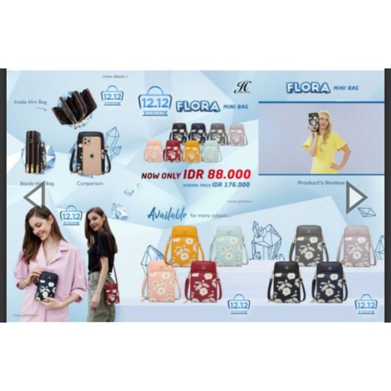 FLORA Mini Bag by Jimshoney//Mini Bag//Tas selempang