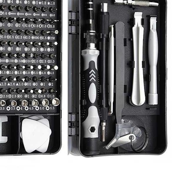 ♪ Kunci Obeng set HP Obeng HP Smartphone Obeng Laptop Obeng Set 115 in 1 Obeng Set Multifungsi Alat 