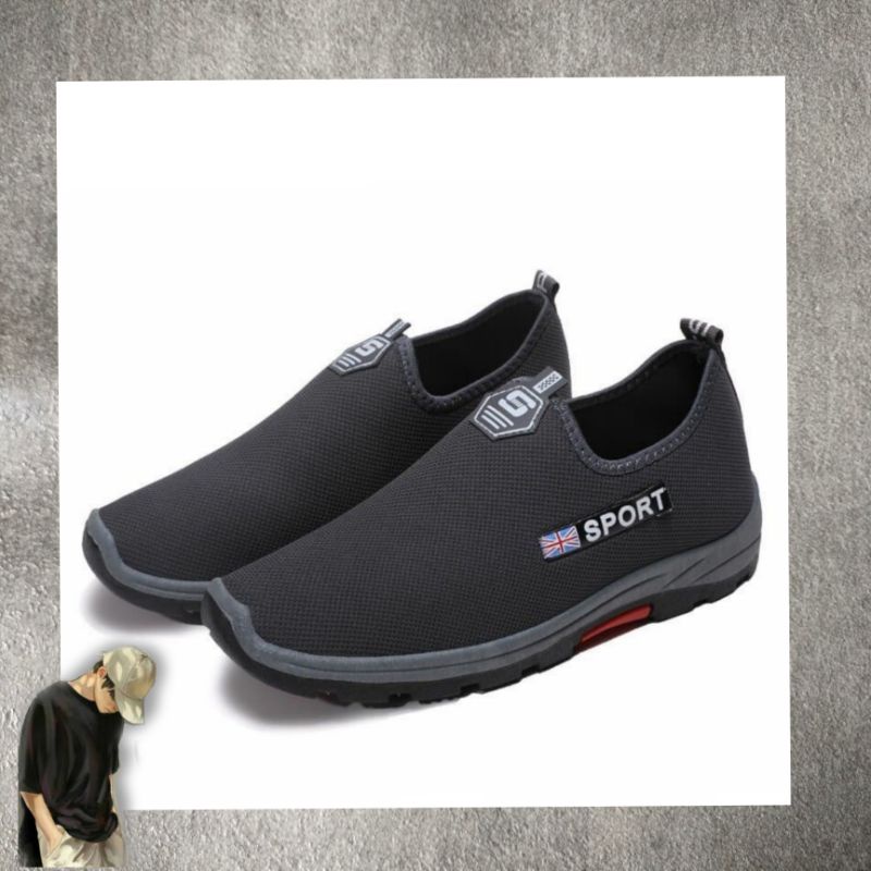 [NEW] Sepatu kasual pria Sepatu Slip On Casual Pria untuk Hiking no 44