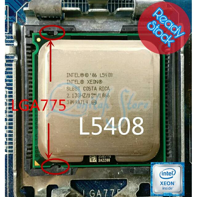 Intel Xeon L5408 2.13Ghz LGA 775 E8400 E8500 E8600 Q6600 Q8400 Q9300 Q9450 Q9500 Q9550 Q9650