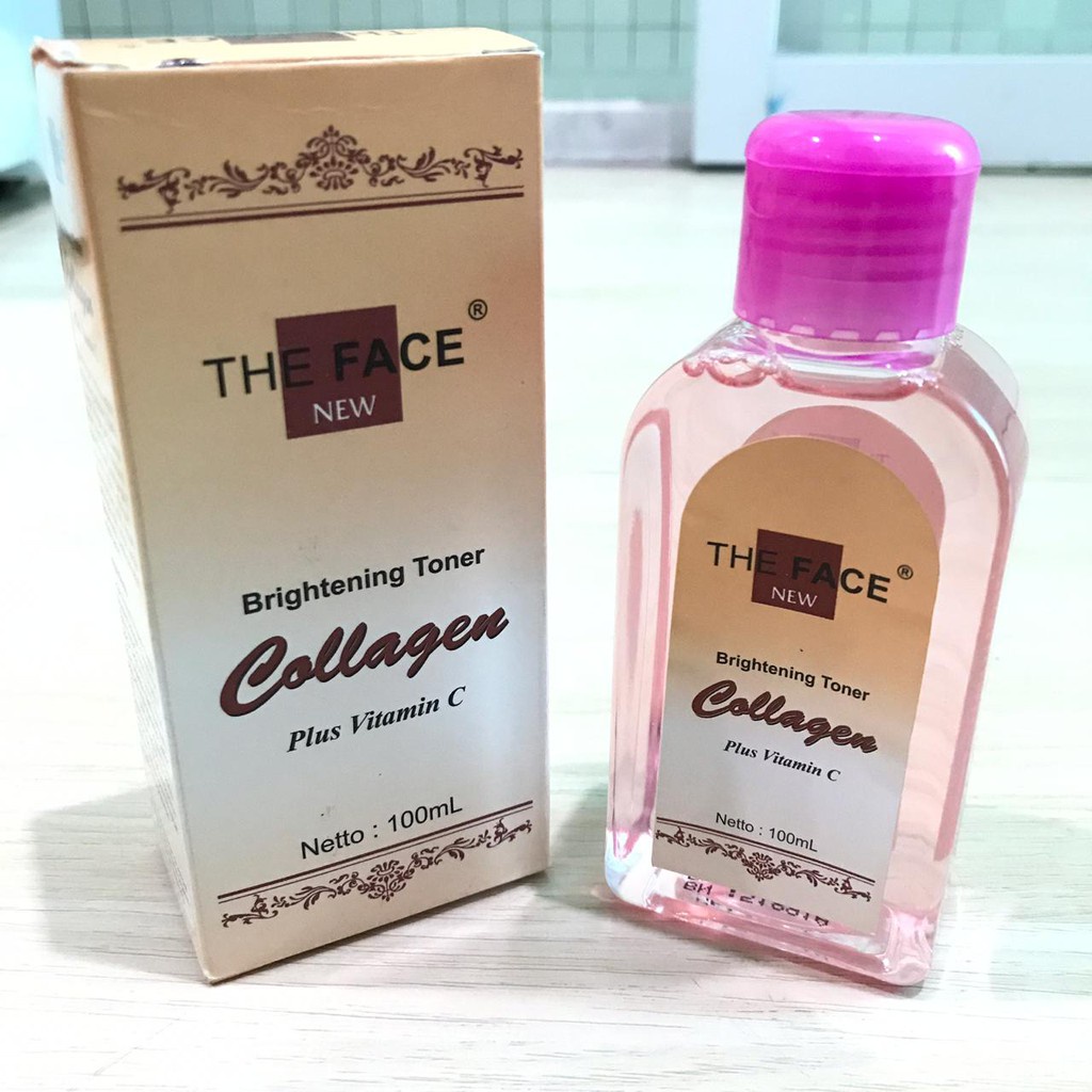 PALING DI CARIK!!!! THE FACE COLLAGEN Toner 100ml BPOM (Perawtan Wajah) - (Pembersih Wajah)