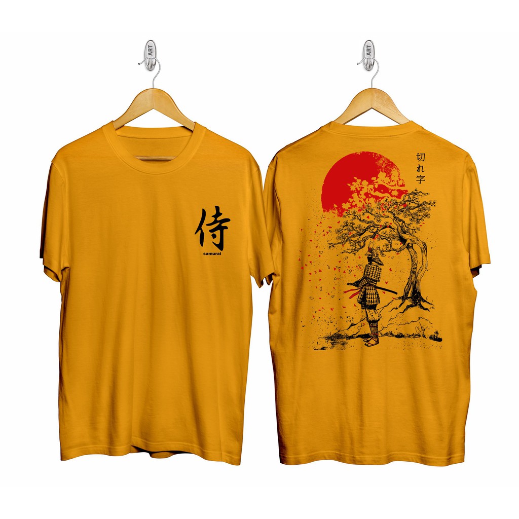 BAJU KAOS/ATASAN KAOS/KAOS DESAIN JEPANG/KAOS SAMURAI/KAOS DISTRO PRIA/KAOS KEKINIAN/ATSAN POLOS/