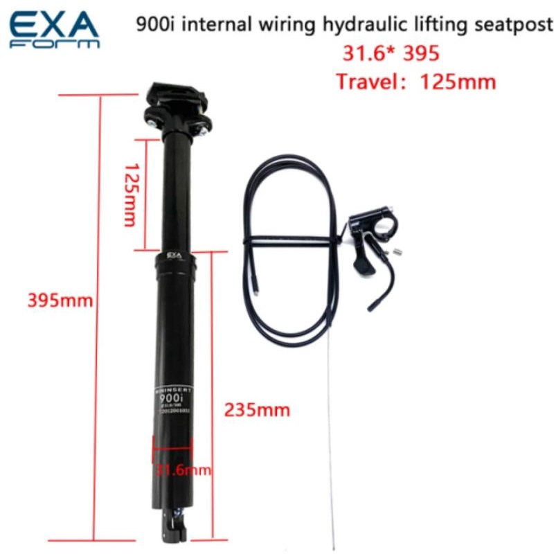 Seatpost Dropper 31.6 KS EXA Form 900i Remote Internal Kabel Dropper Seatpost Hydroulic 31.6mm