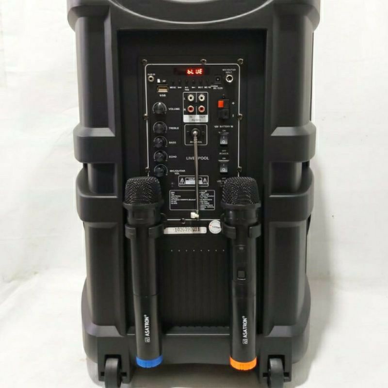 ASATRON LIVERPOOL (8873 UKM) 15INCH SPEAKER PORTABLE MULTIMEDIA/SPEAKER MEETING