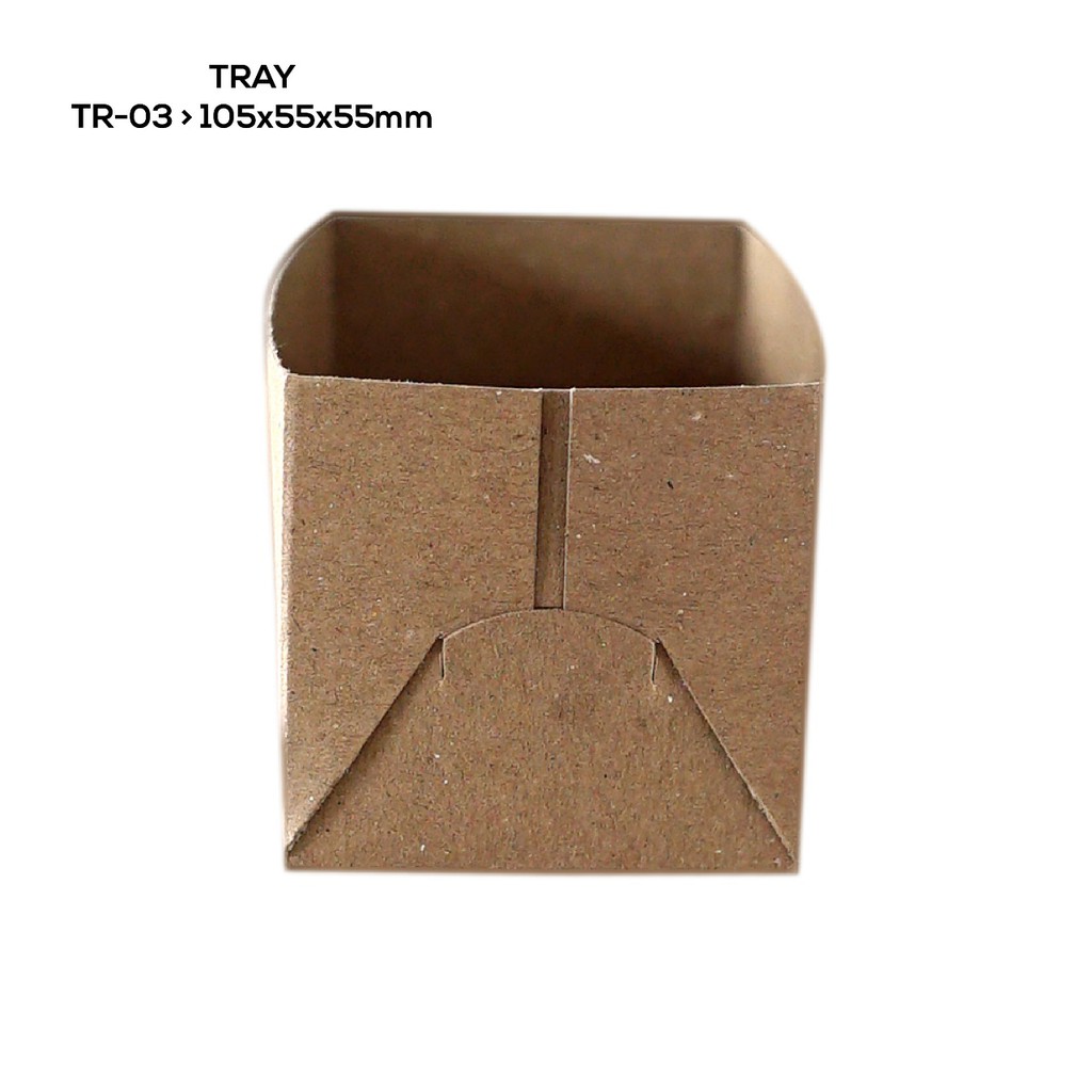 Tray Food Paper Tray Food Tray Nampan (TR3K2-10.5X5.5X5.5 Cm)