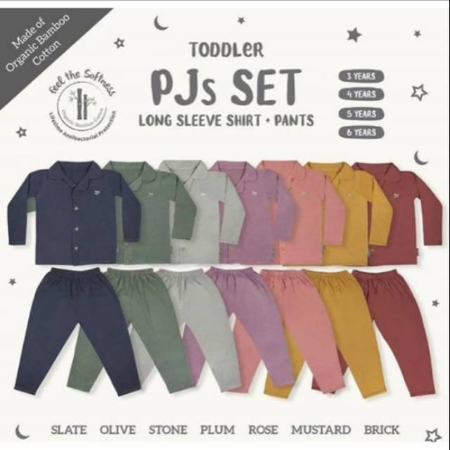 Little Palmerhaus - Toddler Pjs Set (Piyama Anak)