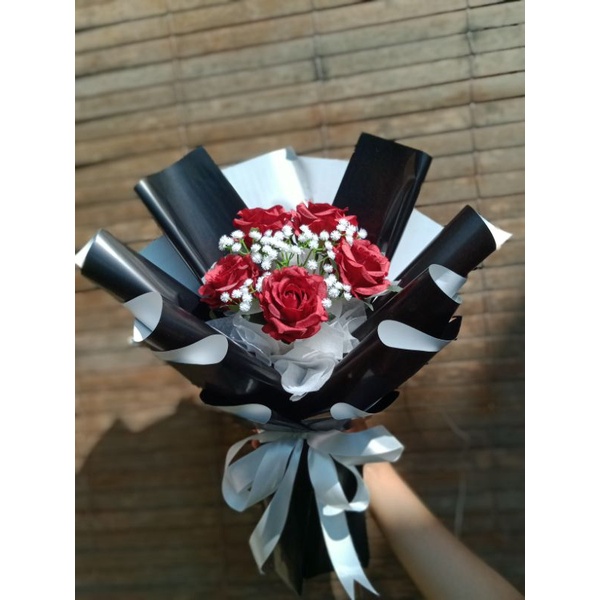 bucket bunga artificial mawar premium//BOUQUET BUNGA ARTIFICIAL ROSE PREMIUM