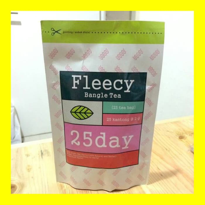 Fleecy Bangle Tea Slimming Tea Teh Pelangsing Diet Slim 25 Days