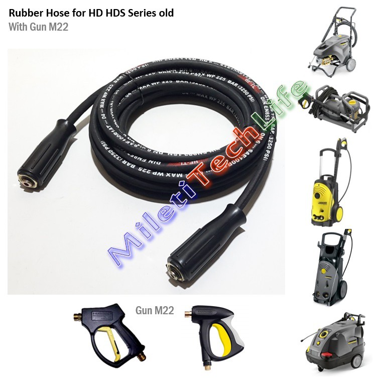 Selang RB10 High Pressure Hose DN6 250Bar for Karcher HD HDS Series old HD5/12 HD10/25 HDS6/14