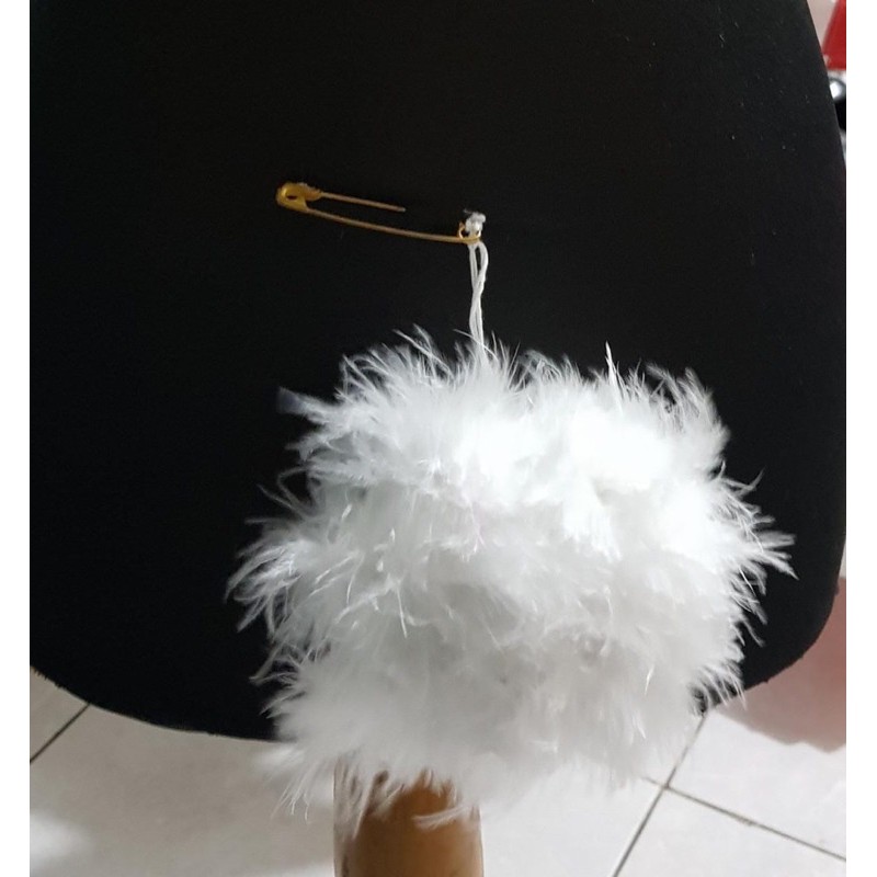 Ekor Kelinci Cosplay Bunny Kostum Kelinci Bulu Putih Buntut Bunny Tail Kostum Halloween