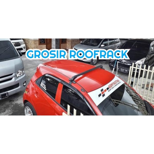 CrossBar HAI Sport Rack Custom Racing Style Roofrack nempel jepit body atau talang atas pintu mobil 