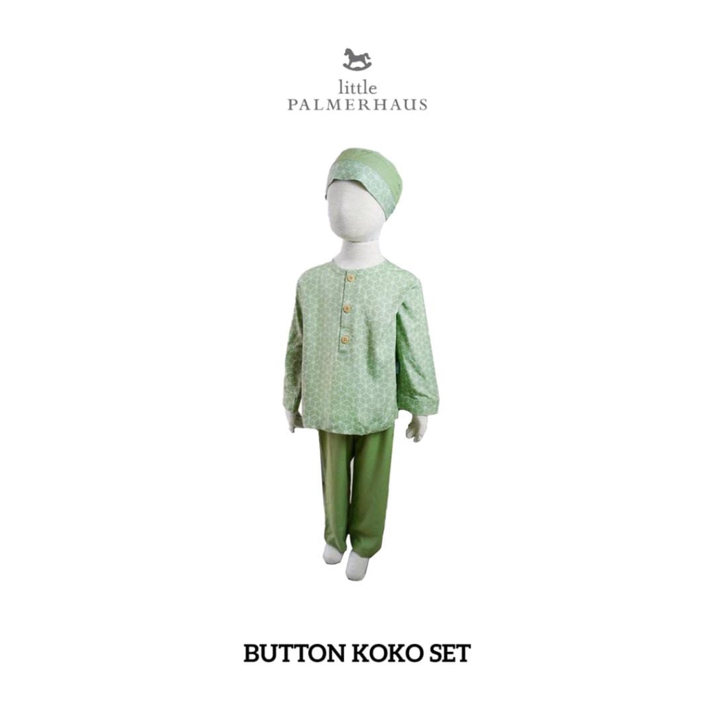 RAYA COLLECTION LITTLE PALMERHAUS BAJU KOKO BUTTON SET / BAJU KOKO