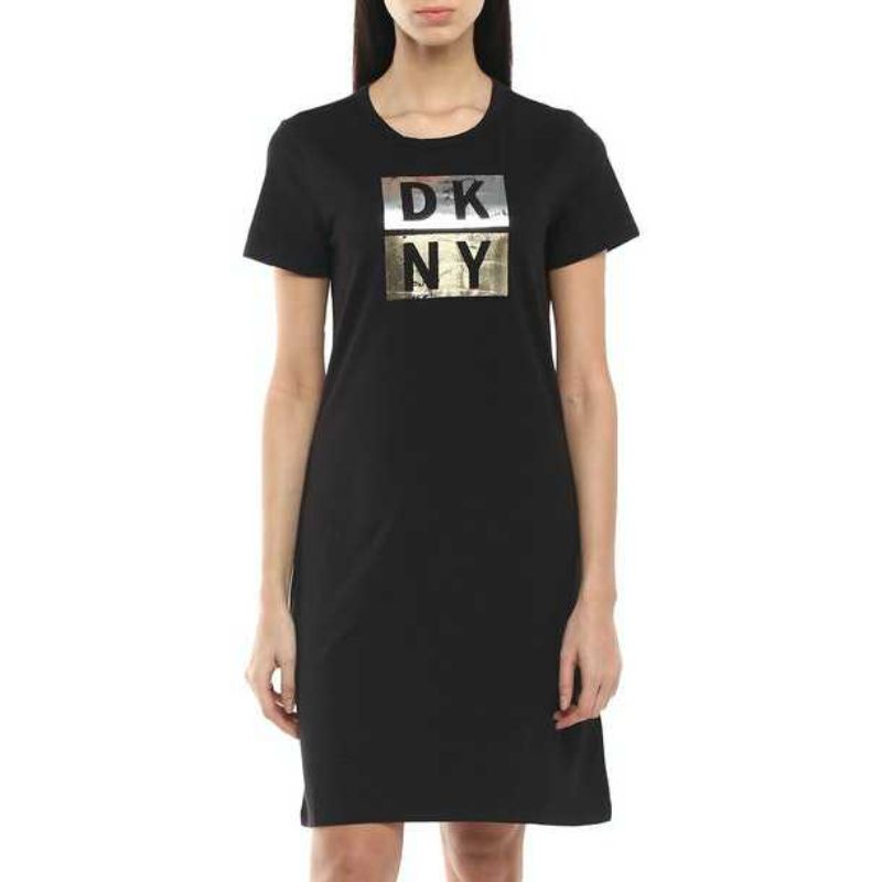 Dkny logo t-shirt dres