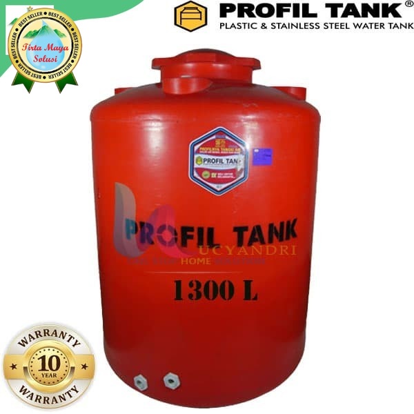 Tangki Air Profil Tank 1300 Liter TDA Tandon Toren Air Original