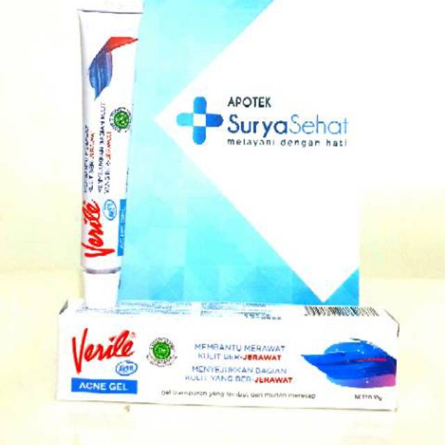 VERILE ACNE GEL Aktif 10 gram tube