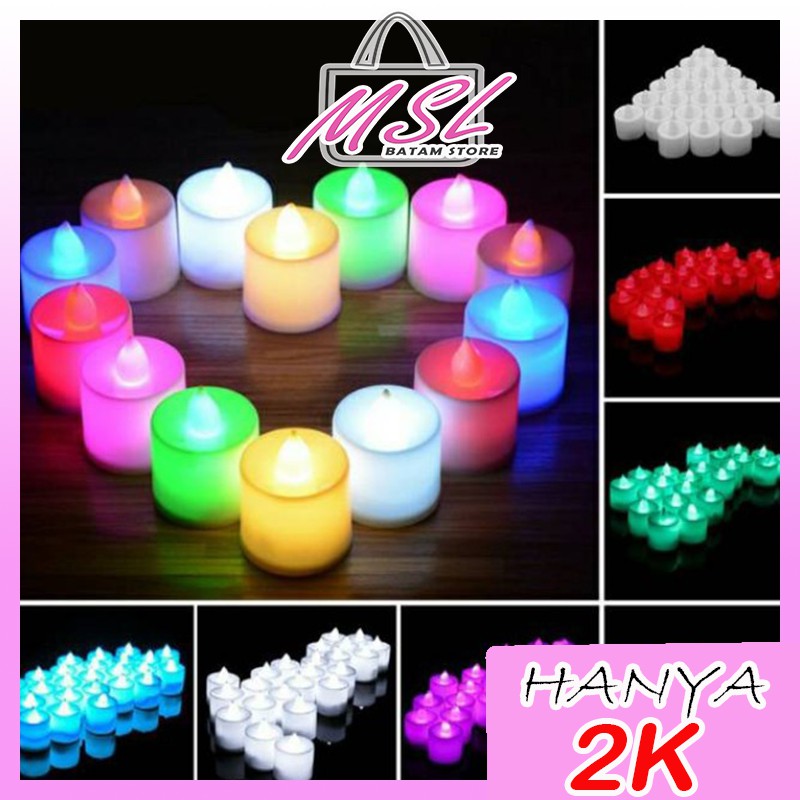 LAMPU LILIN MURAH / LAMPU LILIN LED ELEKTRIK MINI/ DEKORASI  HIAS PORTABLE IMPORT MURAH