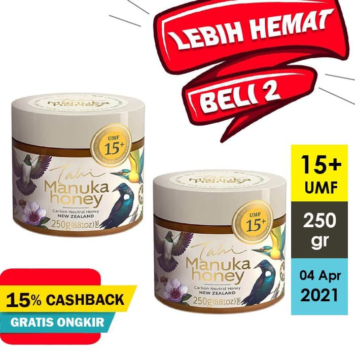 

Madu TAHI Manuka Honey UMF 15+ 250gr - MMD2189