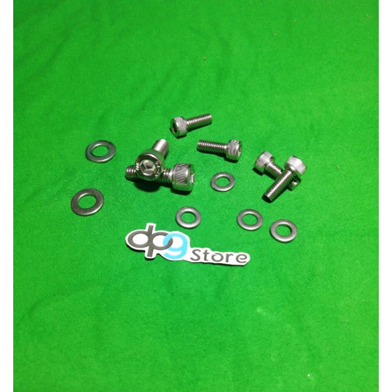 BAUT L STAINLESS BAUT BREKET KUPINGAN LAMPU NINJA R OLD